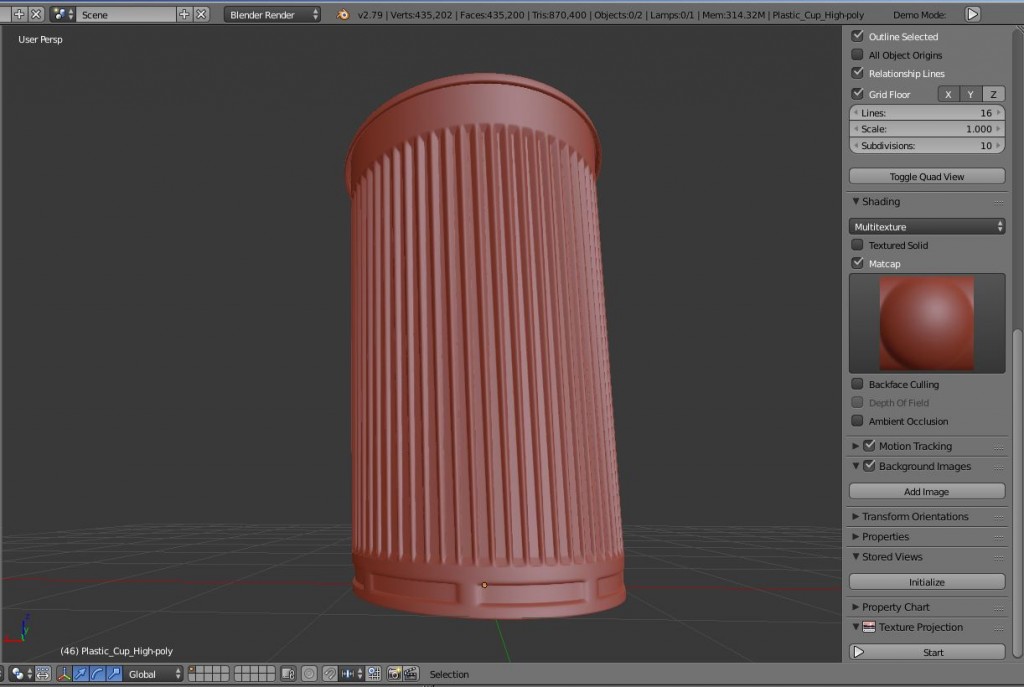 Plastic Cup (High-Poly Version) preview image 3